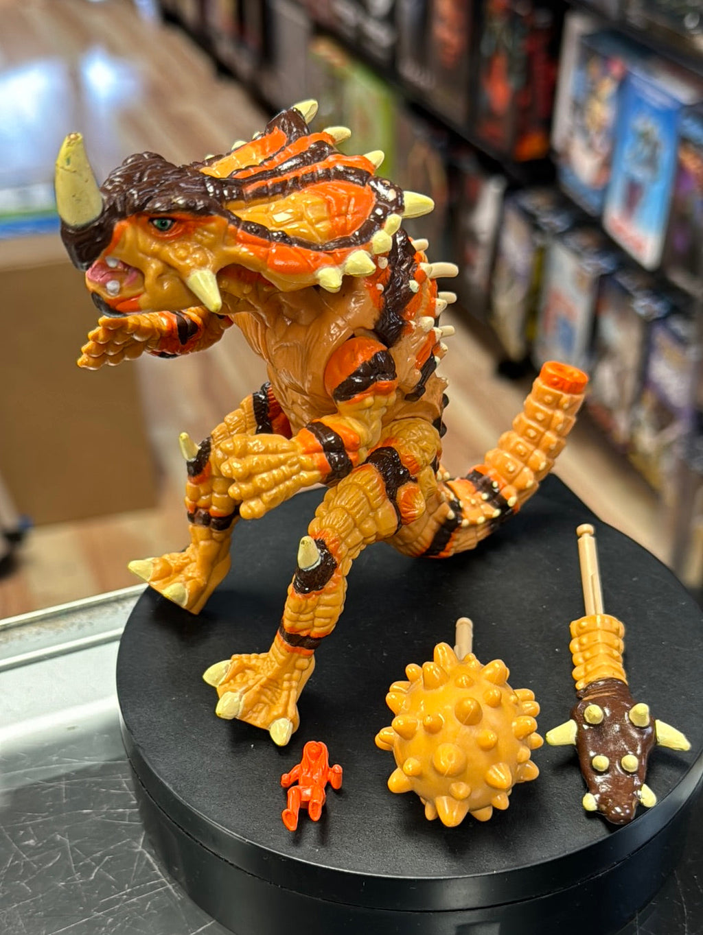 Armadon Tristegasauratops 6” Complete (Playmates, Vintage Primal Rage) product image 8, provided for visual reference and