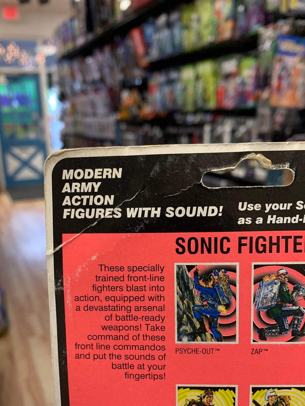 Sonic Fighters Major Bludd (Vintage GI Joe, Hasbro) Sealed product image 14, provided for visual reference and product