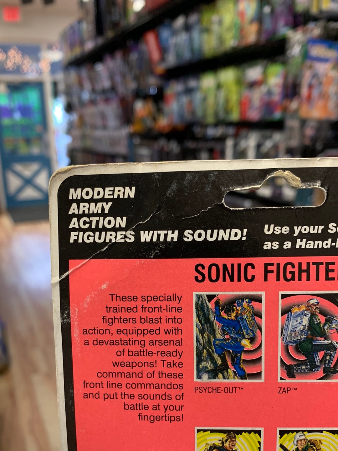 Sonic Fighters Major Bludd (Vintage GI Joe, Hasbro) Sealed product image 14, provided for visual reference and product