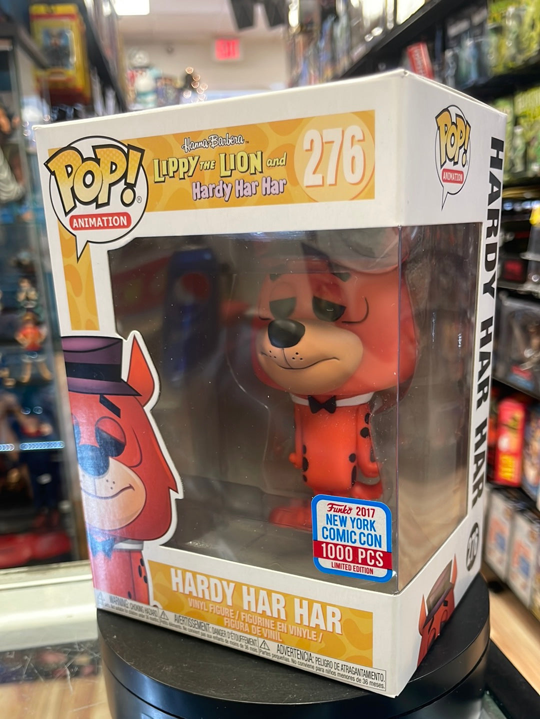 Hardy Har Har 276 NYCC 2017 (Funko Pop! Hanna Barbera) product image 2, provided for visual reference and product detail