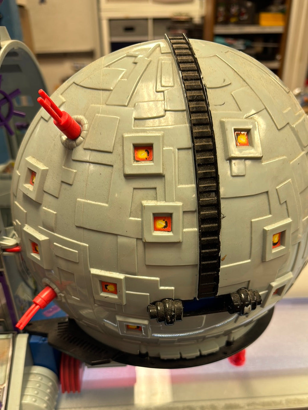 Technodrome 0200 (Vintage TMNT NInja Turtles, Playmates) Complete product image 15, provided for visual reference and
