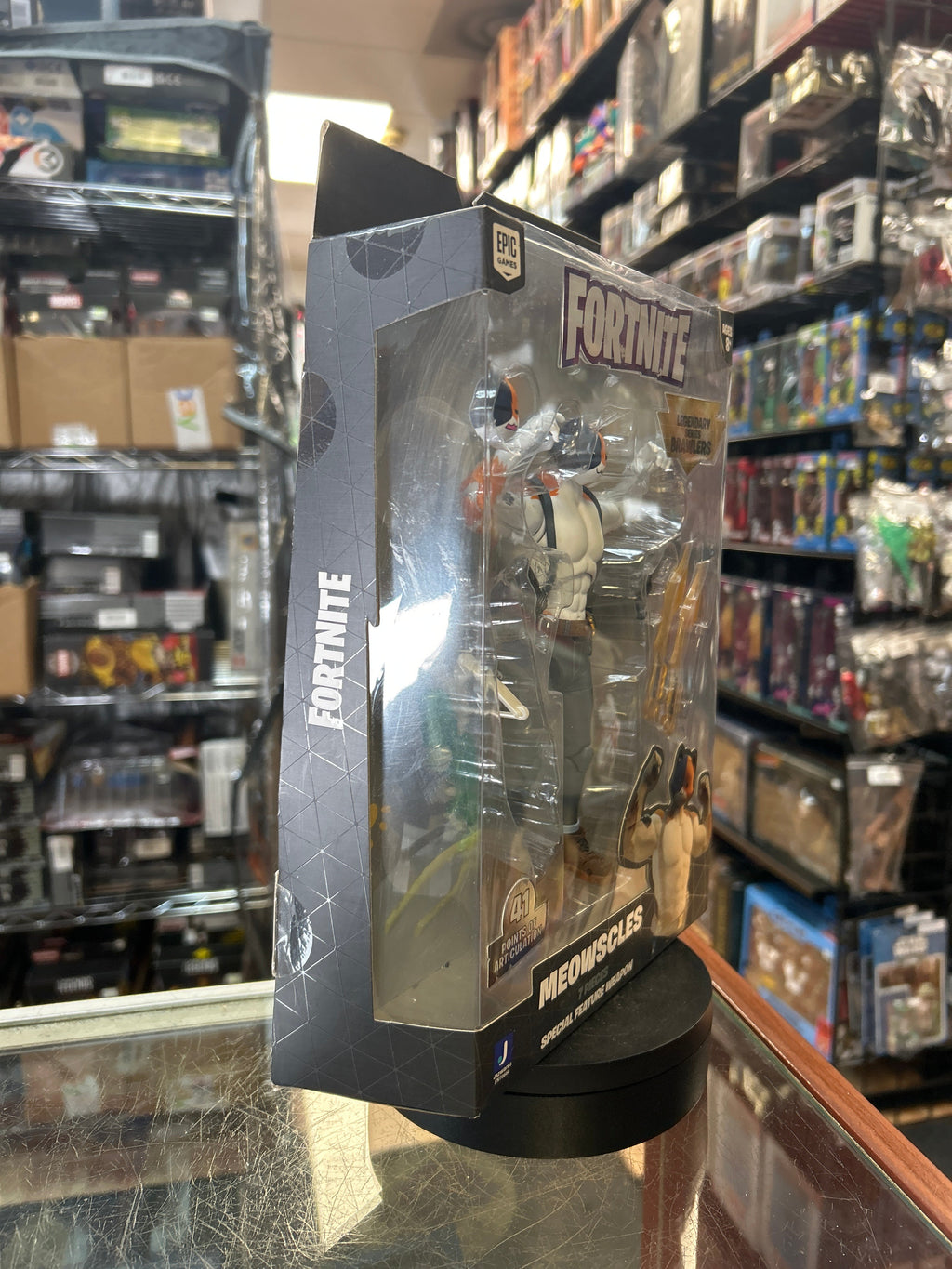 Meowscles -Legendary Brawlers- (Fortnite, Jazwares) **SEALED** product image 2, provided for visual reference and product