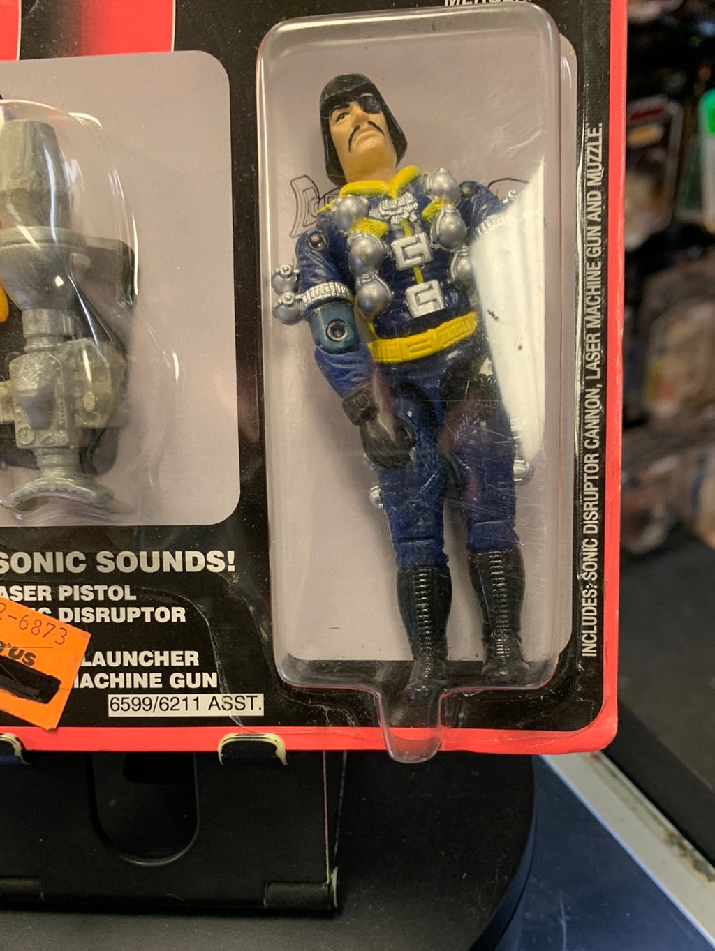 Sonic Fighters Major Bludd (Vintage GI Joe, Hasbro) Sealed product image 5, provided for visual reference and product detail