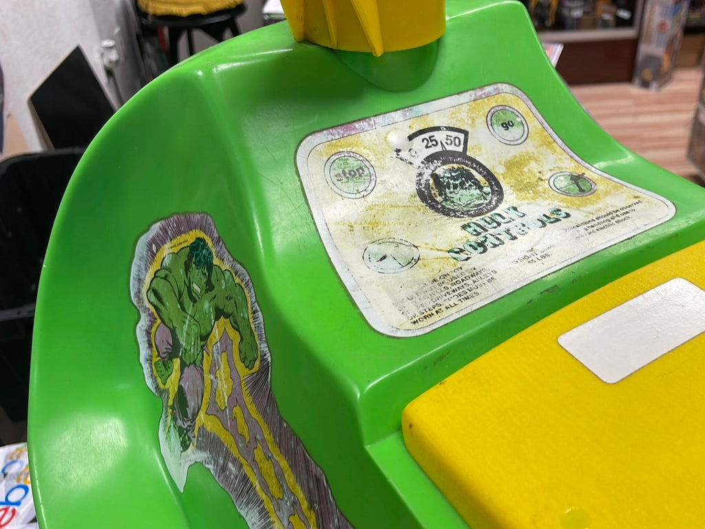 Incredible Hulk Power Mobile Peddle Car (Vintage Marvel, Empire) product image 10, provided for visual reference and product