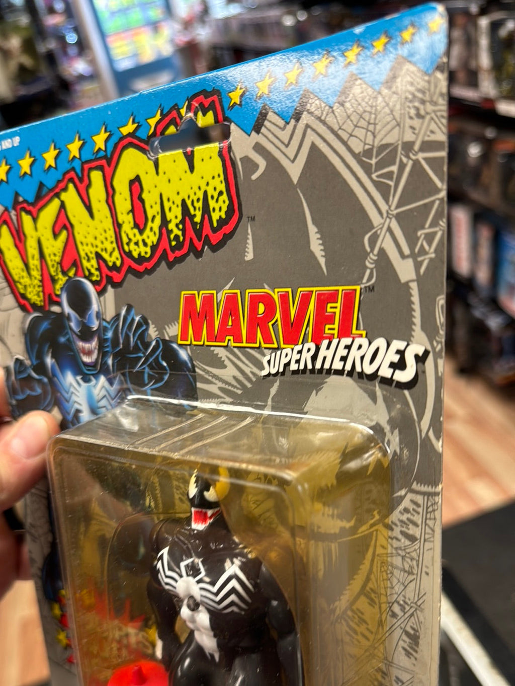 Squirt Alien Venom (Vintage Marvel Superheroes, ToyBiz) Sealed product image 15, provided for visual reference and product