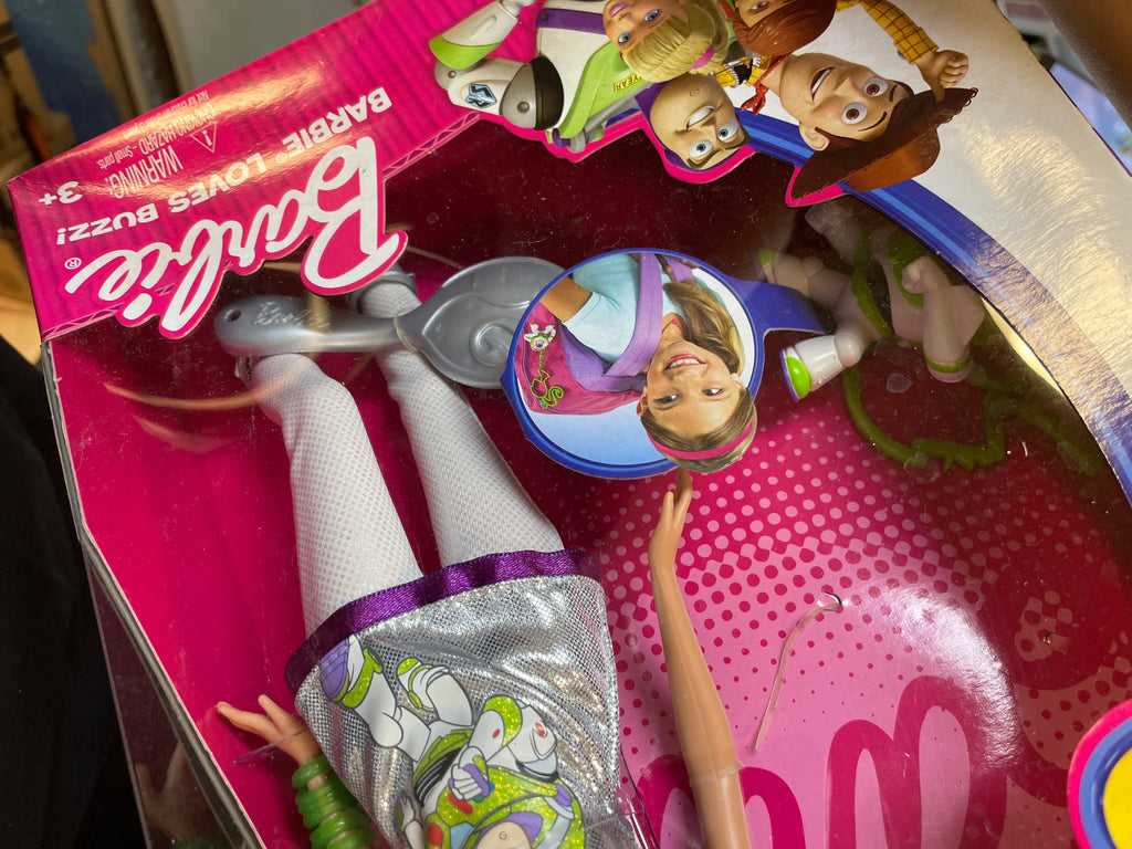 Barbie Loves Buzz #R9296 (Barbie, Toy Story 3, Mattel) SEALED product image 5, provided for visual reference and product