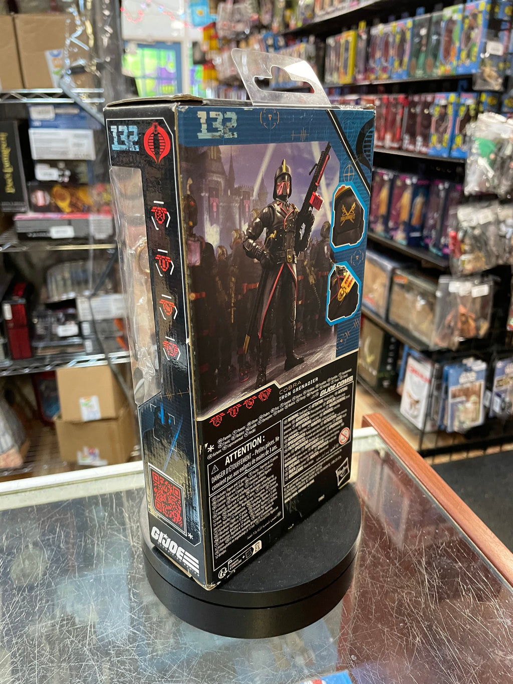 Cobra Iron Grenadier (GI Joe Classified, Hasbro) **SEALED** product image 3, provided for visual reference and product