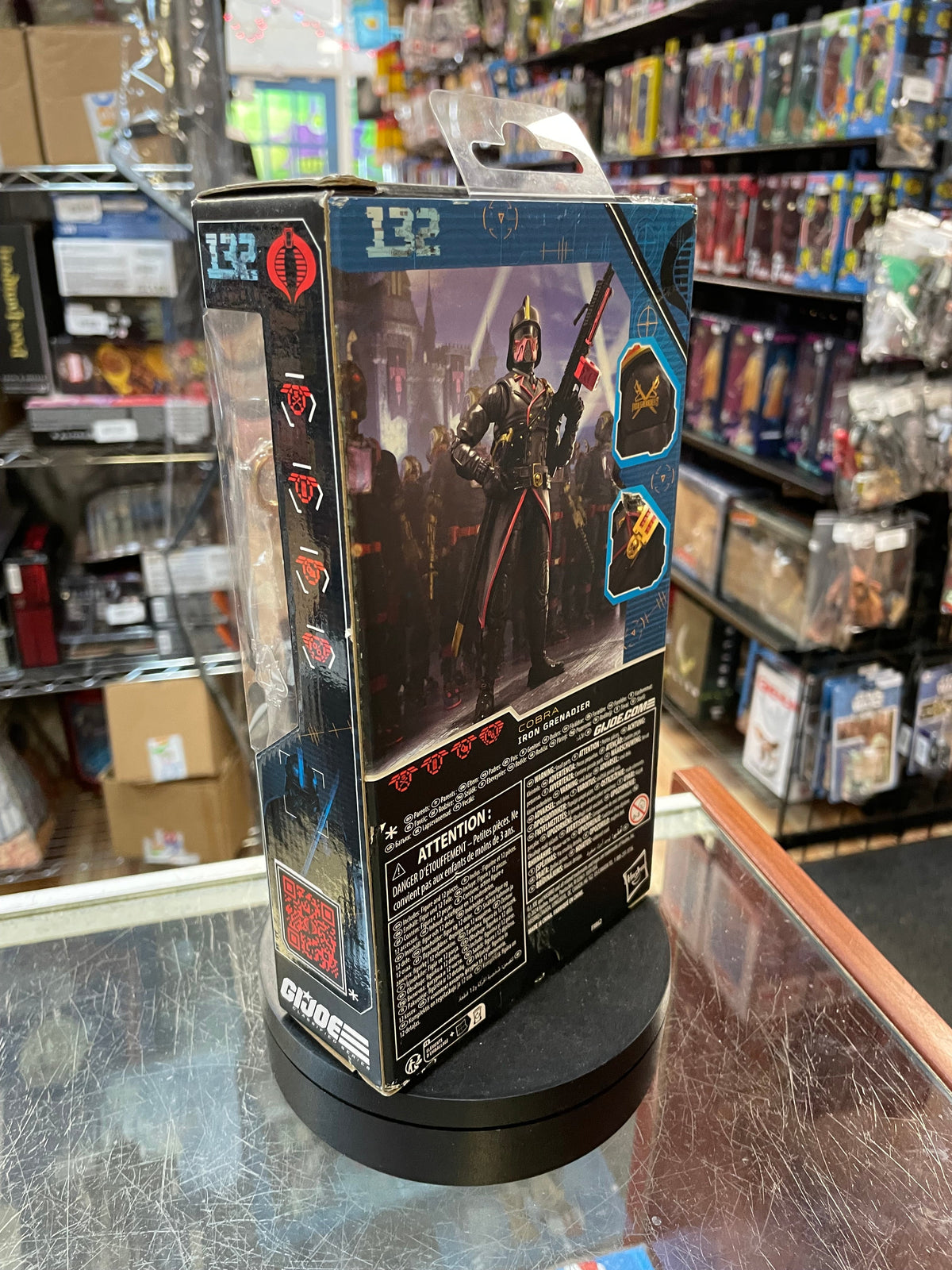 Cobra Iron Grenadier (GI Joe Classified, Hasbro) **SEALED** product image 3, provided for visual reference and product