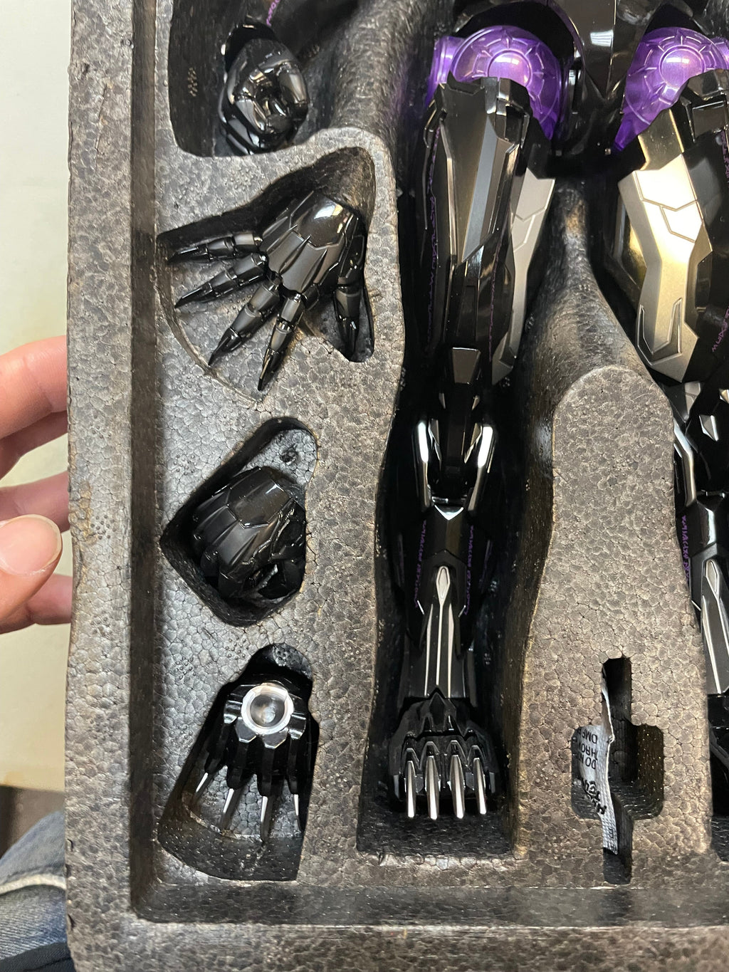 Black Panther Die-Cast AC05-D55 1/6 Scale Marvel Avengers MechStrike, Hot Toys) COMPLETE product image 19, provided for