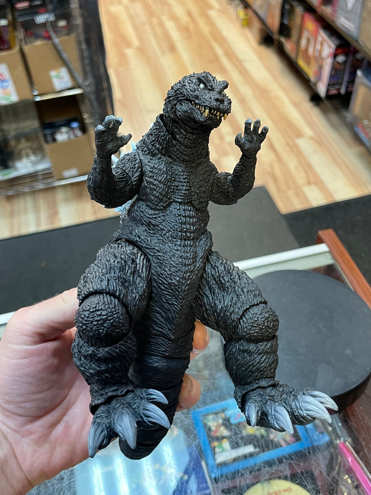 2001 Heat Ray Godzilla (Godzilla SH Monsterarts, Bandai) COMPLETE product image 6, provided for visual reference and product