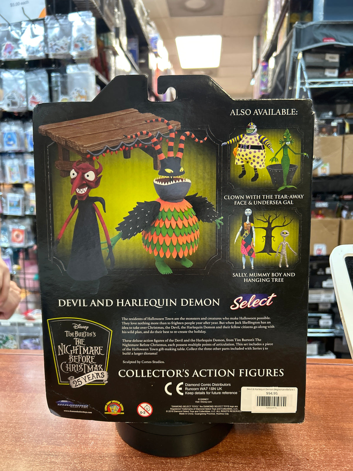 Devil & Harlequin Demon (Nightmare Before Christmas, DST) **SEALED** product image 4, provided for visual reference and