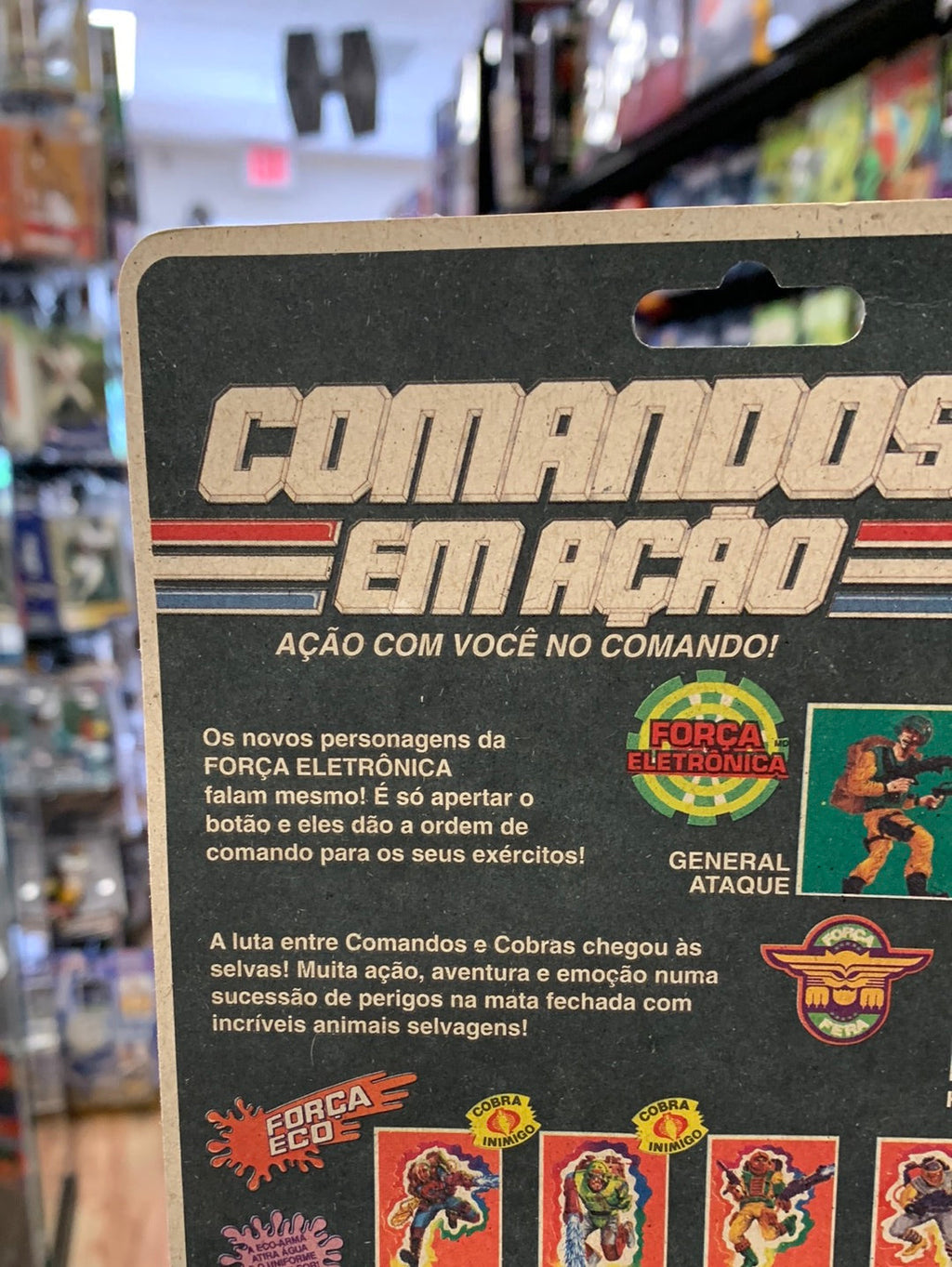 Gung Ho (Vintage GI Joe Estella Brazil, Commandos Em Acao) Sealed product image 11, provided for visual reference and