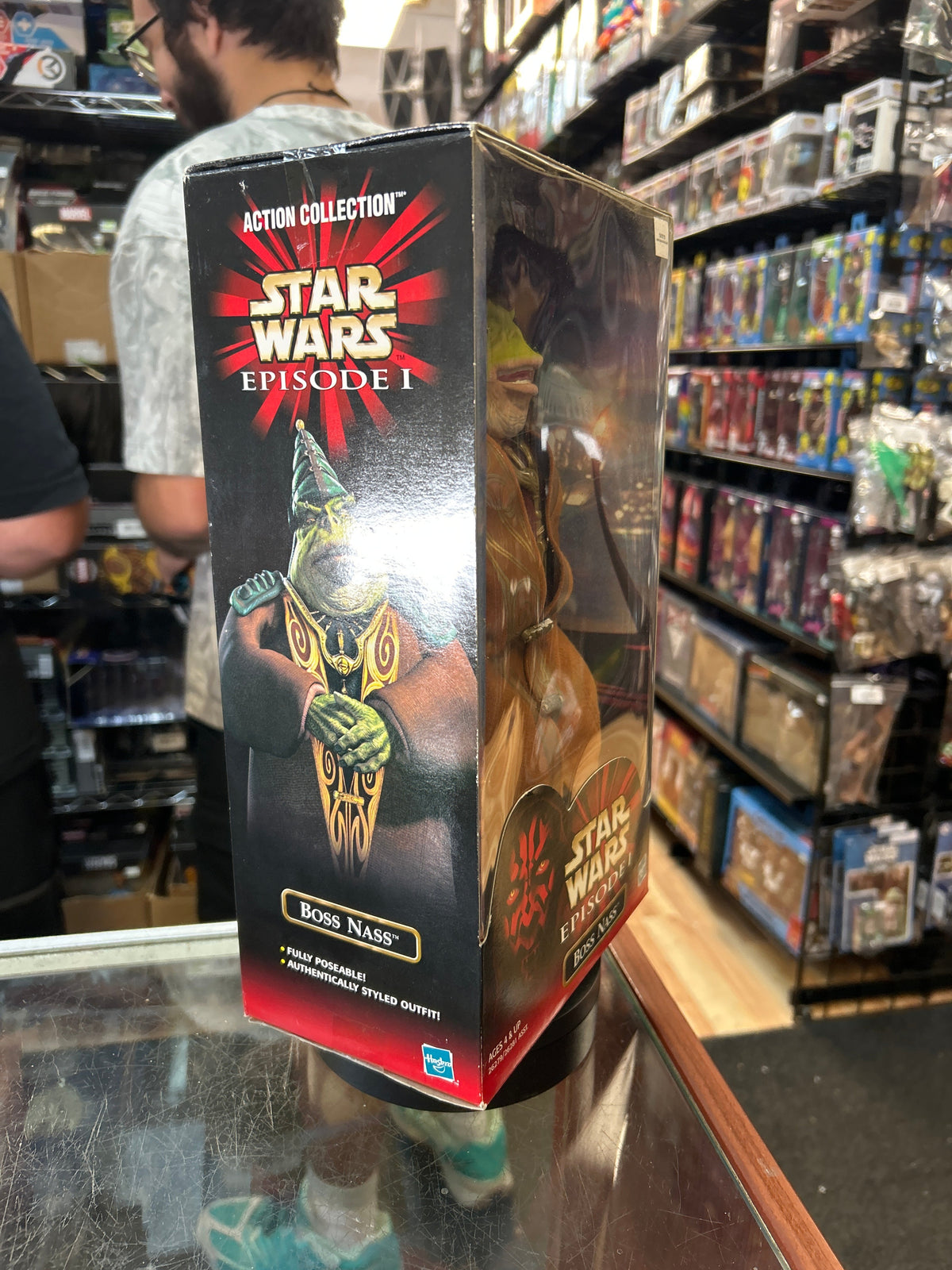 Boss Nass 12" -Episode 1- (Vintage Star Wars, Hasbro) **SEALED** product image 2, provided for visual reference and product