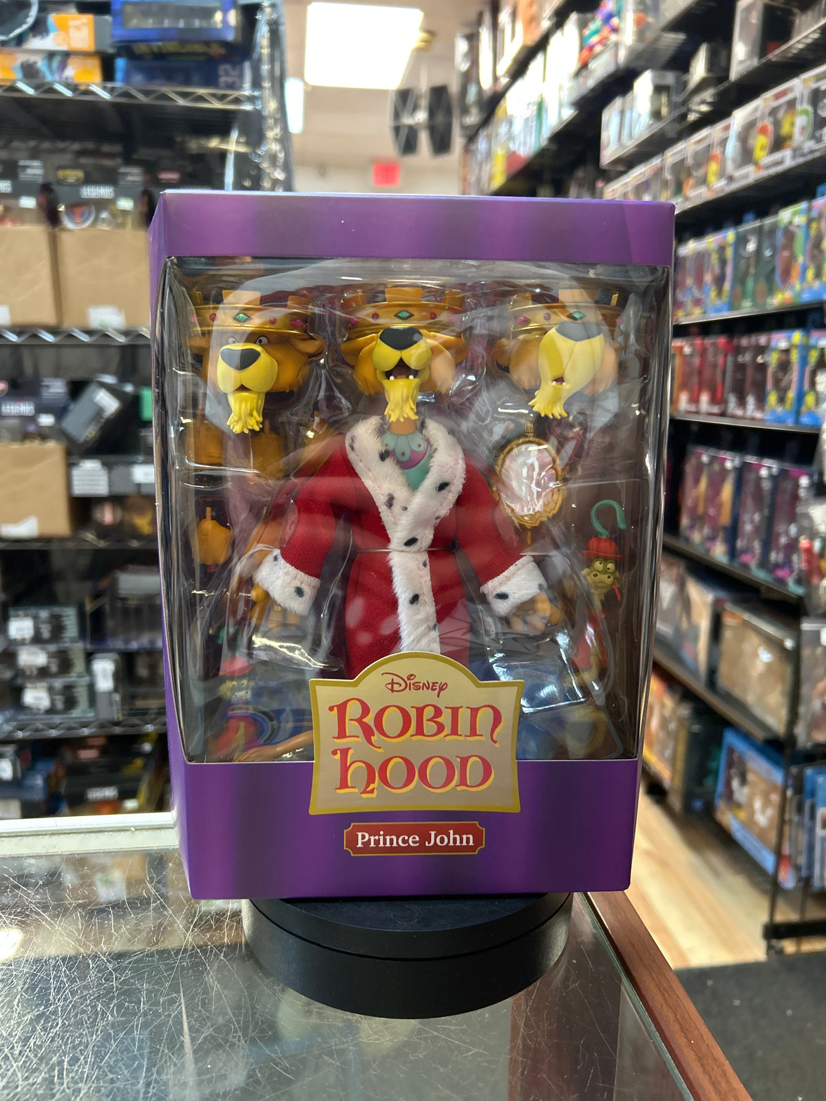 Prince John (Disney Robin Hood Ultimates, Super7) **SEALED** product image 1, provided for visual reference and product
