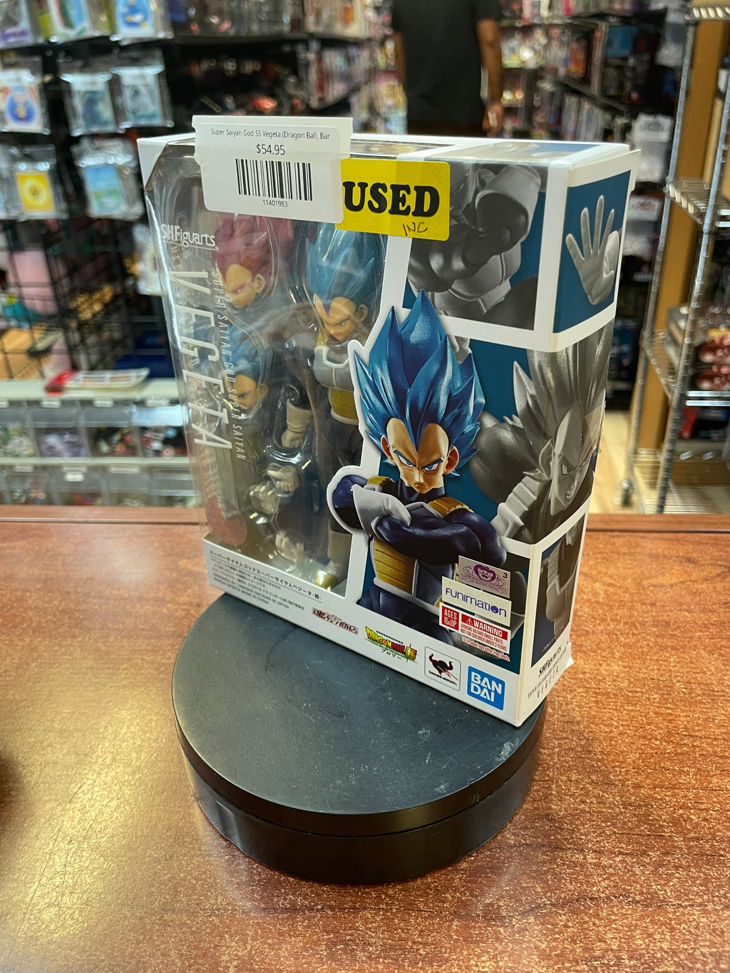Super Saiyan God SS Vegeta (Dragon Ball, Bandai SH Figuarts) *COMPLETE* product image 6, provided for visual reference and