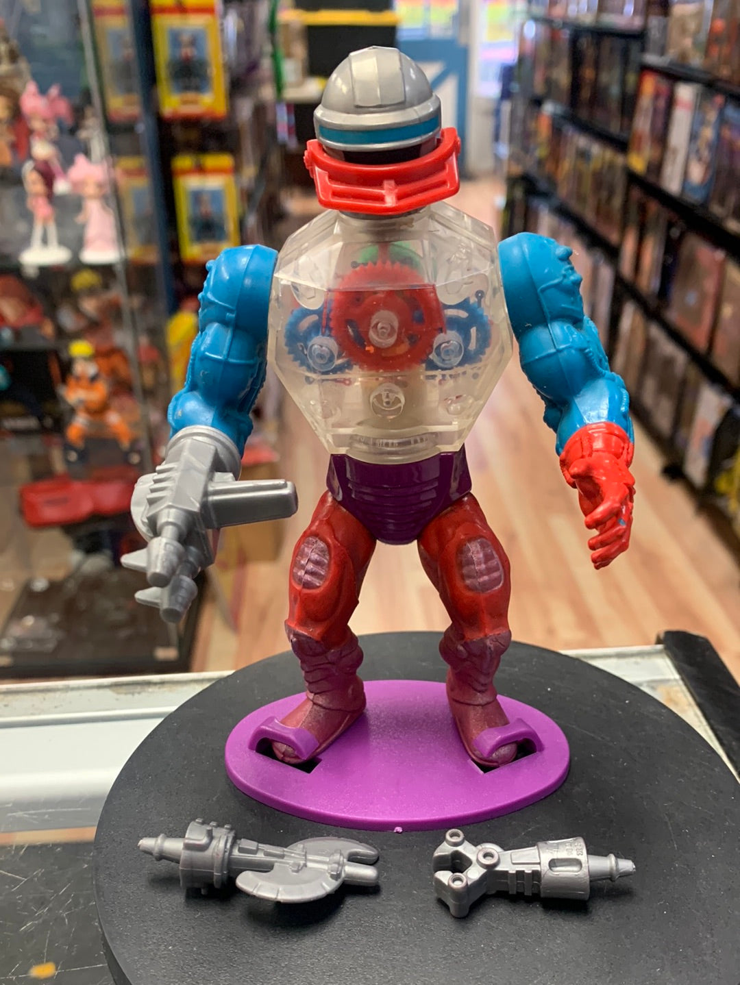 Roboto 7148 (Vintage MOTU Masters of The Universe, Mattel) Complete product image 1, provided for visual reference and
