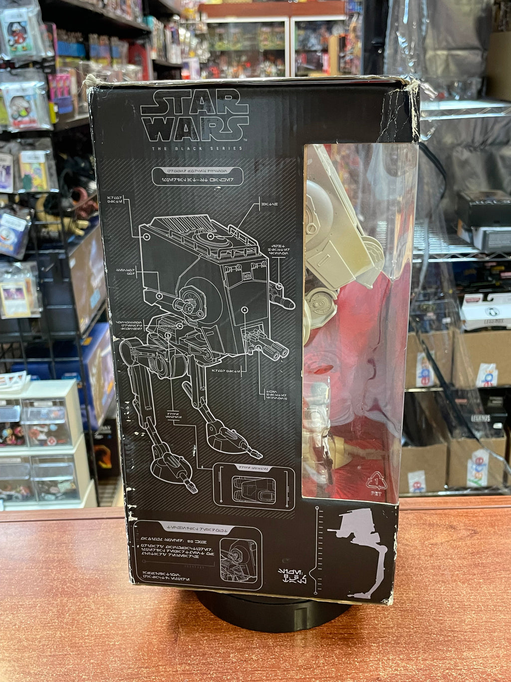 Imperial AT-ST Walker & Driver (Star Wars The Black Series, Hasbro) SEALED product image 4, provided for visual reference