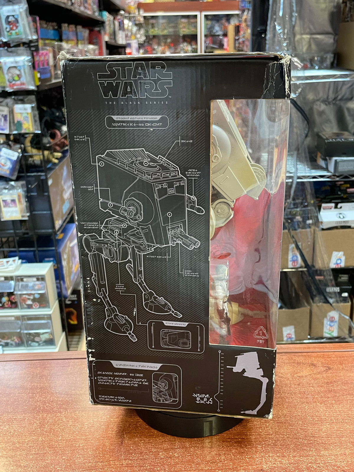 Imperial AT-ST Walker & Driver (Star Wars The Black Series, Hasbro) SEALED product image 4, provided for visual reference