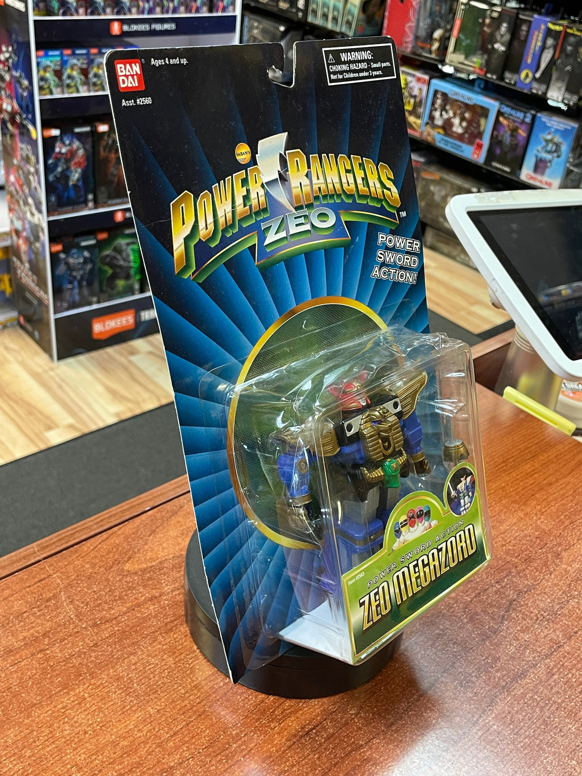 Zeo Megazord Power Sword Action (Vintage Power Rangers, Bandai) product image 4, provided for visual reference and product