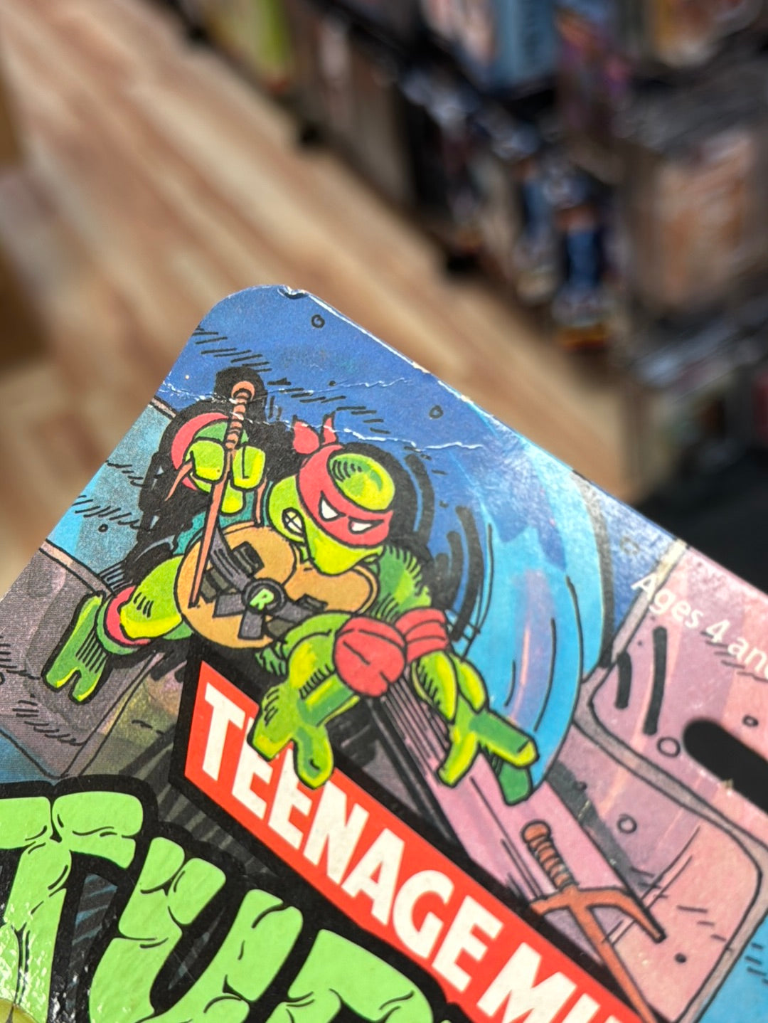 Soft Head 10 Back Rapahel 0117 (Vintage TMNT Ninja Turtles, Playmates) Sealed product image 17, provided for visual