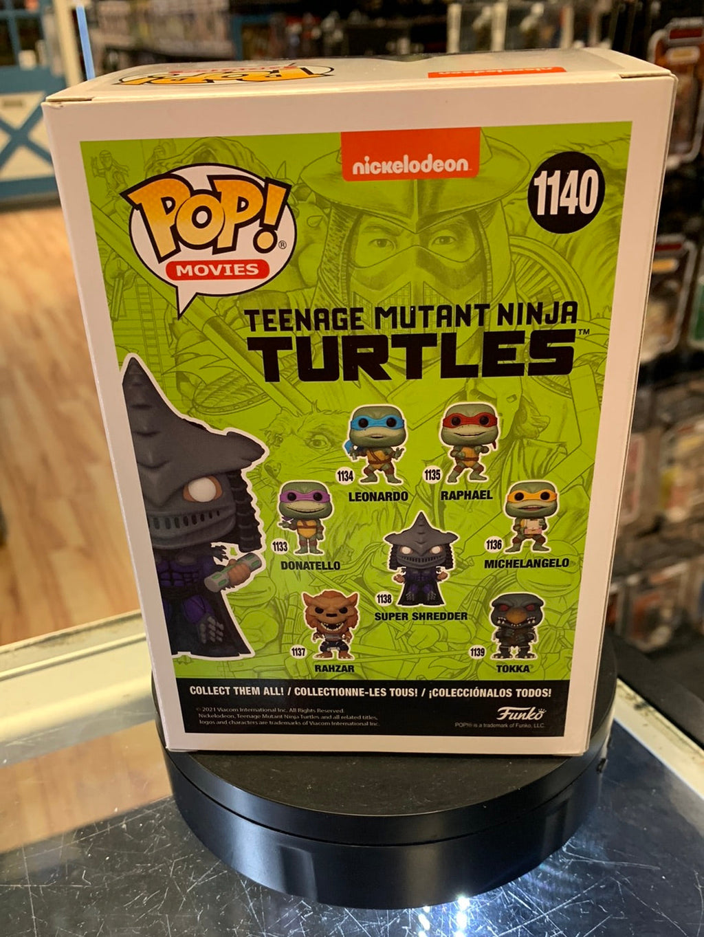 Shredder woth Weapon GITD #1140 (Funko Pop! TMNT Ninja Turtles) product image 6, provided for visual reference and product