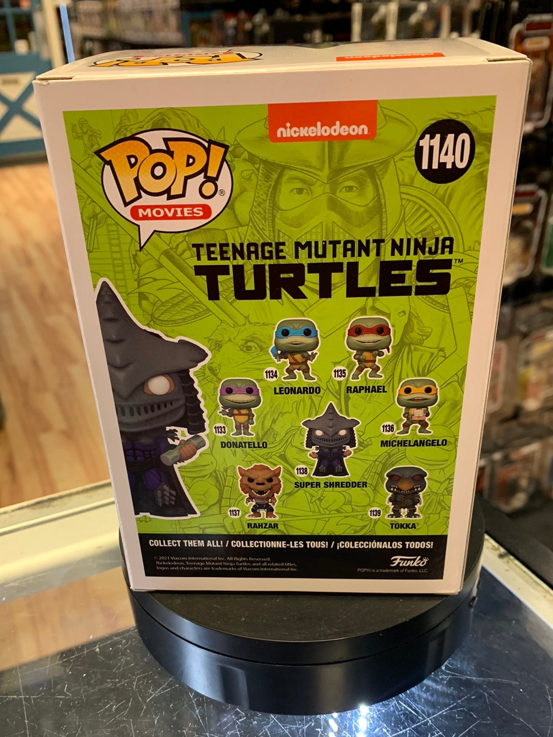 Shredder woth Weapon GITD #1140 (Funko Pop! TMNT Ninja Turtles) product image 6, provided for visual reference and product