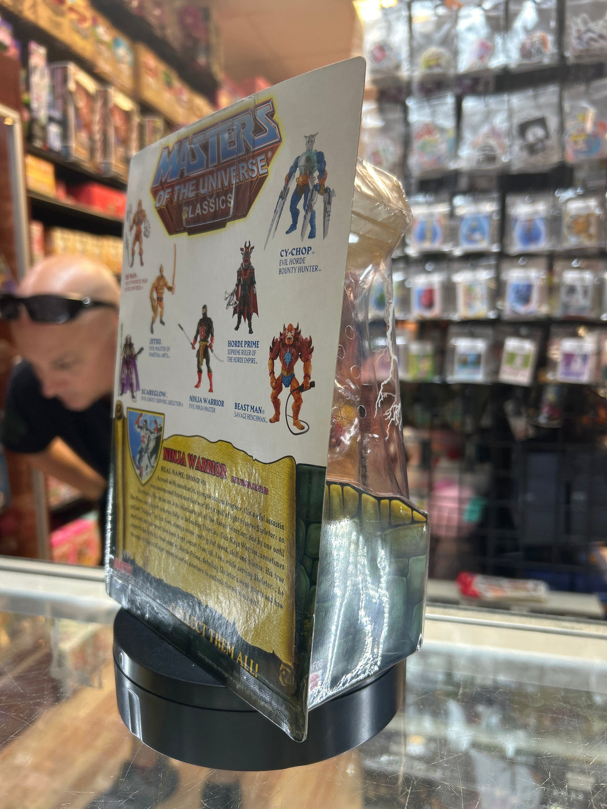 Ninja Warrior (Mattel, Classics, MOTU) **SEALED** product image 3, provided for visual reference and product detail review