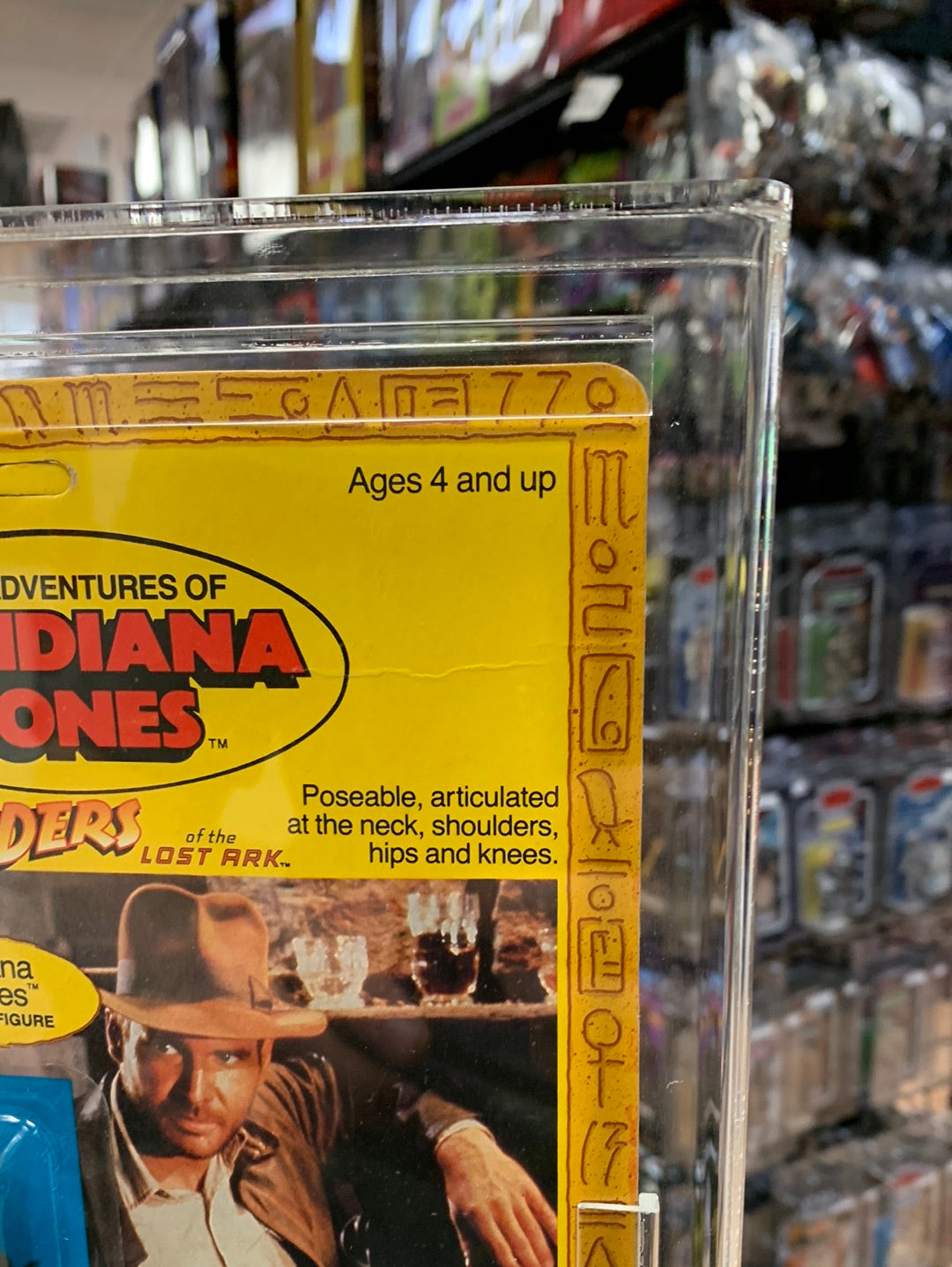 Indiana Jones 4 Back (Indiana Jones ROTA Vintage Kenner) CAS GRADE 75 product image 2, provided for visual reference and