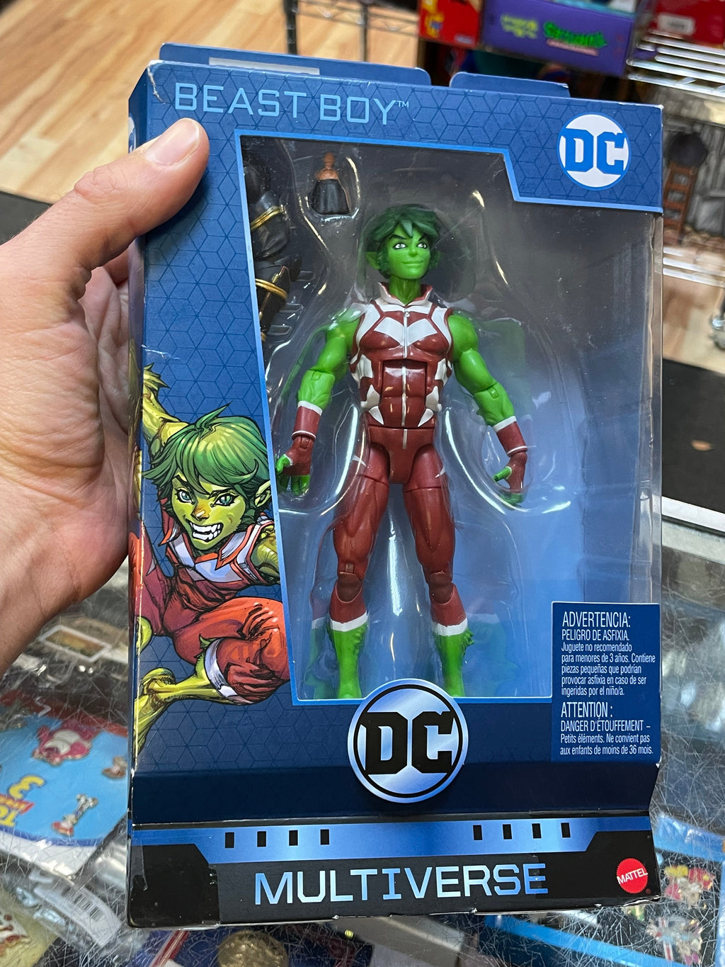 Beast Boy -BAF Ninja Batman- (DC Multiverse, Mattel) **SEALED** product image 3, provided for visual reference and product