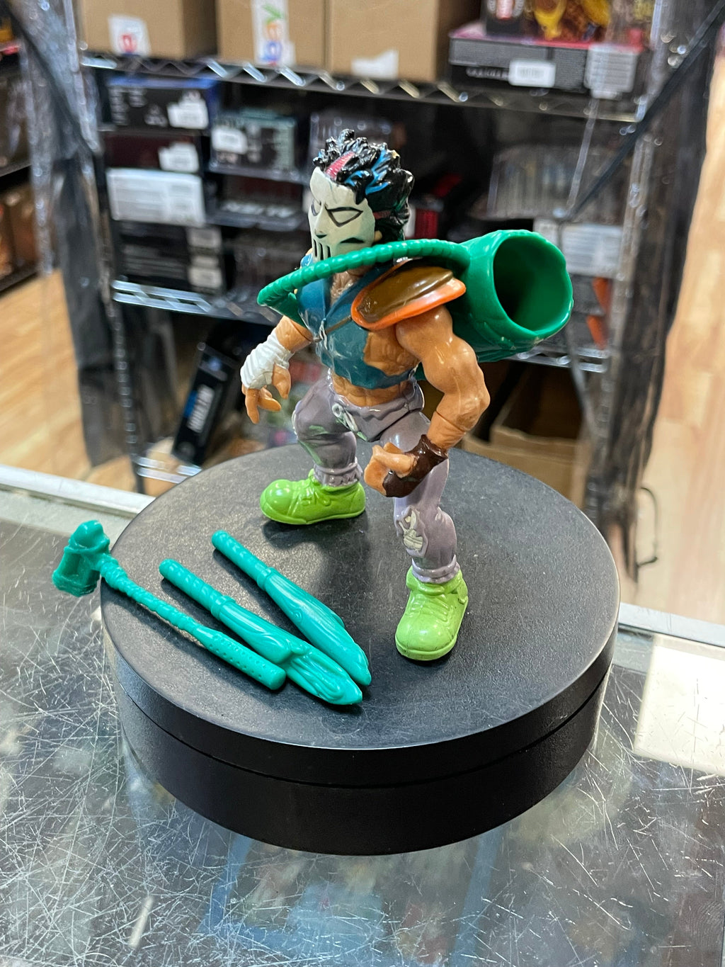 Casey Jones 2454 (TMNT Ninja Turtles, Playmates) **COMPLETE** product image 3, provided for visual reference and product