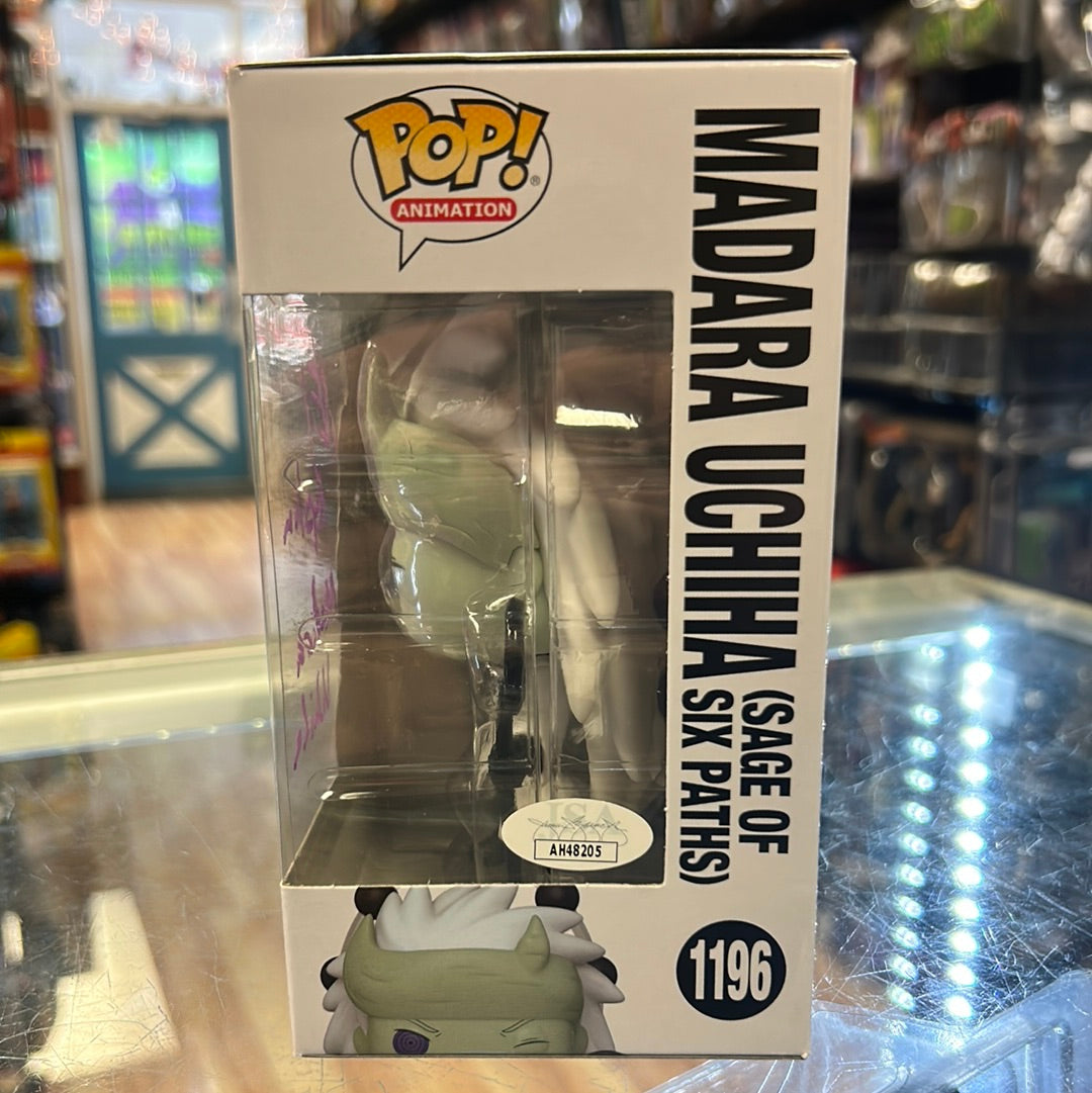 Madara Uchiha signed by Neil Kaplan (Funko, Naruto) *JSA* product image 3, provided for visual reference and product detail