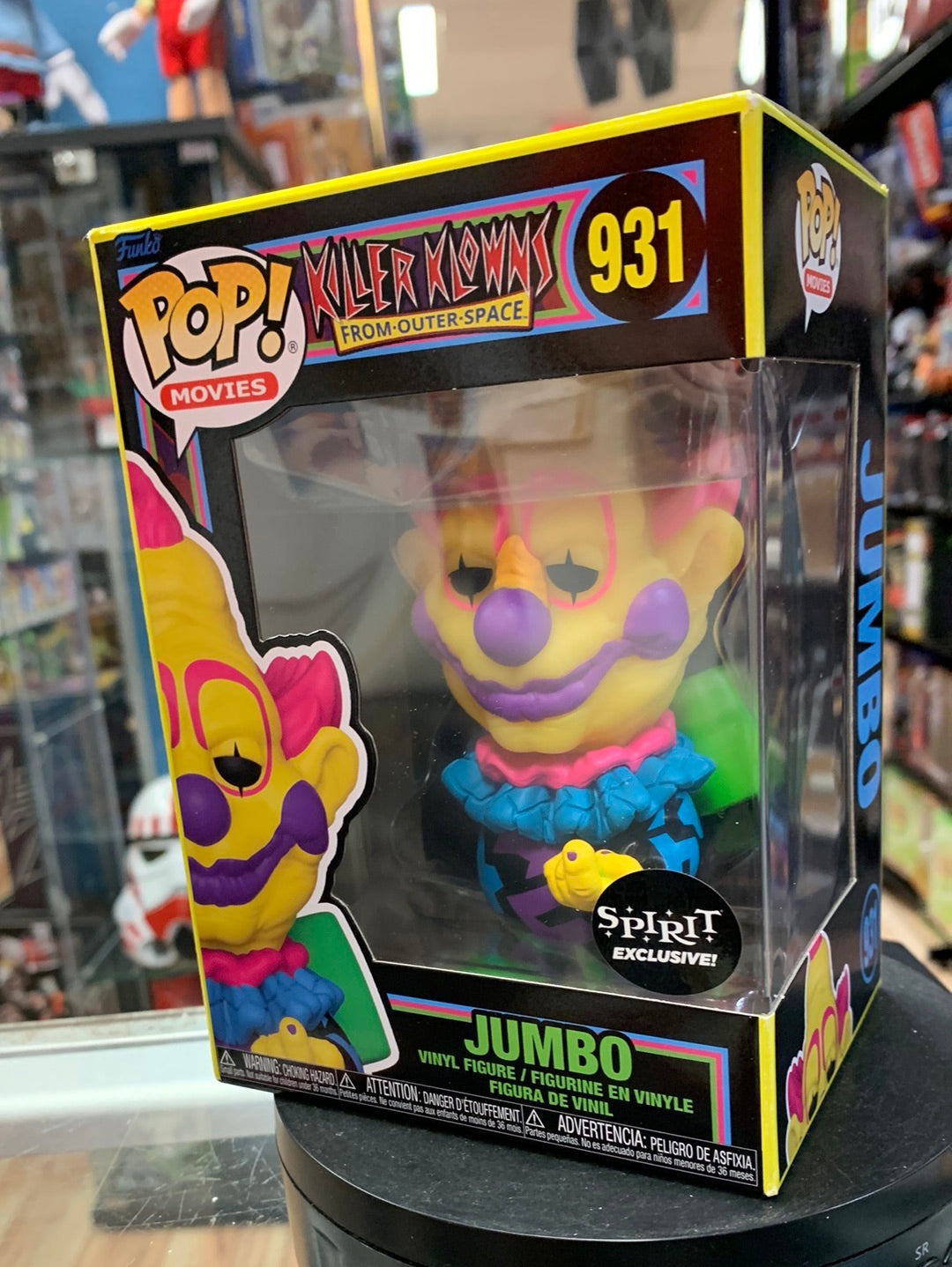 Jumbo Black Light #931 (Funko Pop! Killer Klowns from Outer Space) *Spirit Exclusive* product image 3, provided for visual