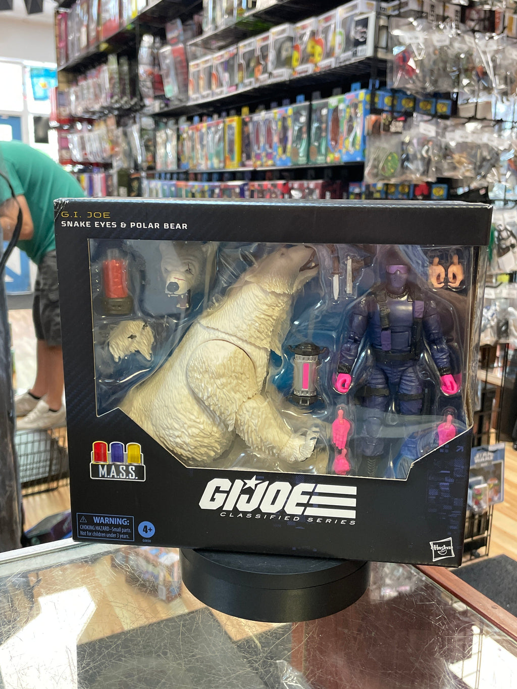 Snake Eyes & Polar Bear (GI Joe Classified Series, Hasbro) SEALED product image 1, provided for visual reference and product