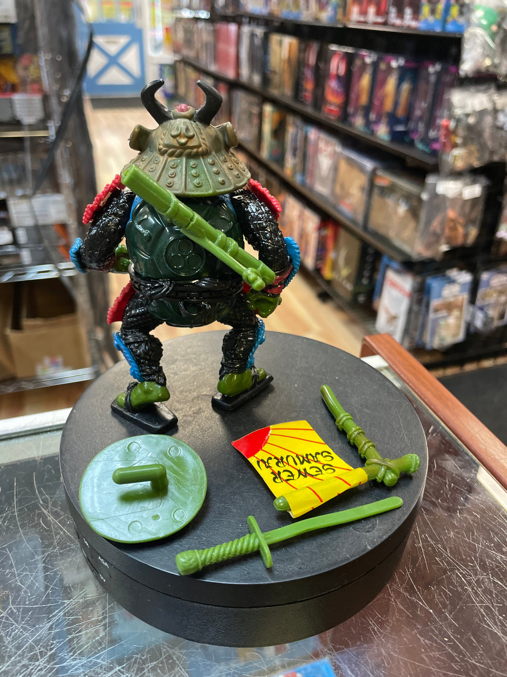 Samurai Leonardo 2457 (TMNT Ninja Turtles, Playmates) **COMPLETE** product image 4, provided for visual reference and
