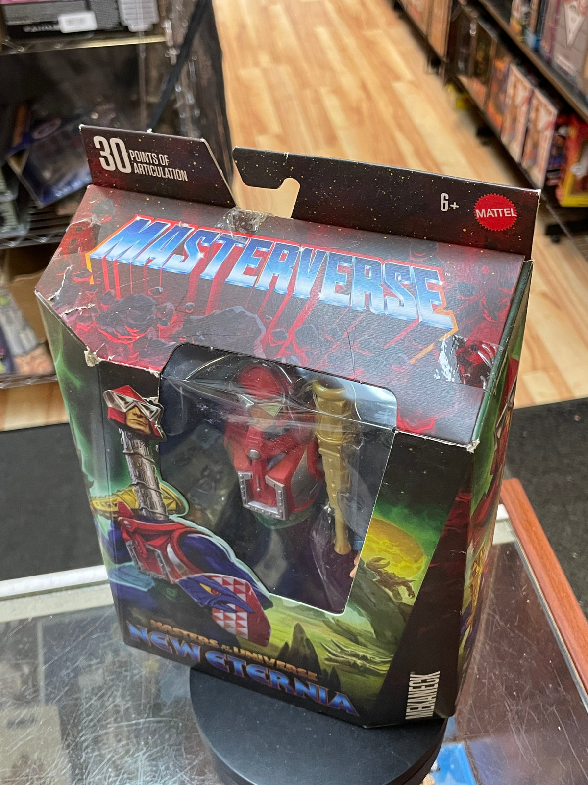 New Eternia Mekaneck (MOTU Masterverse, Mattel) **SEALED** product image 5, provided for visual reference and product detail