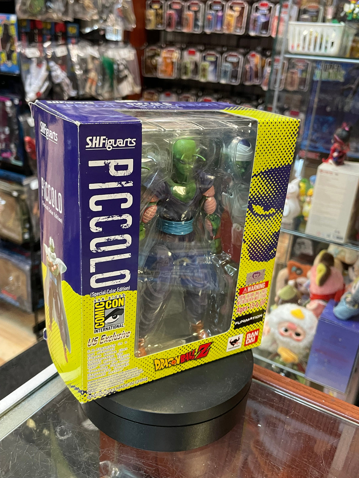 Piccolo Special Color Edition SDCC Exclusive (Dragon Ball Z, Bandai SH Figuarts) COMPLETE product image 7, provided for