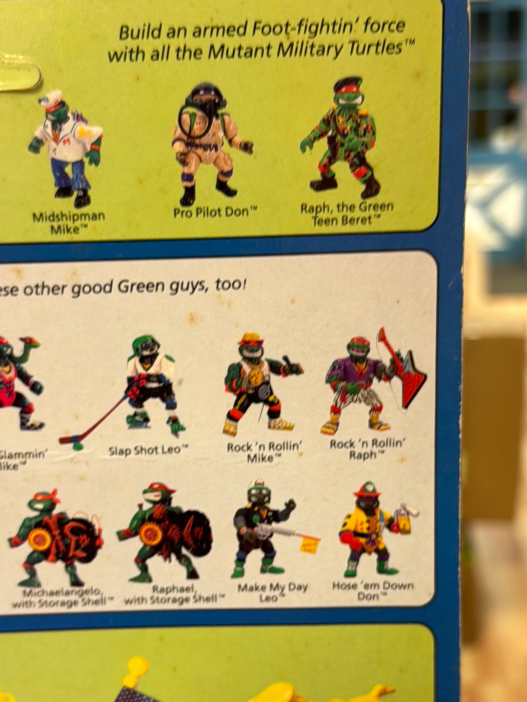 Raph the Green Beret 0124 (Vintage TMNT Ninja Turtles, Playmates) Sealed product image 11, provided for visual reference and