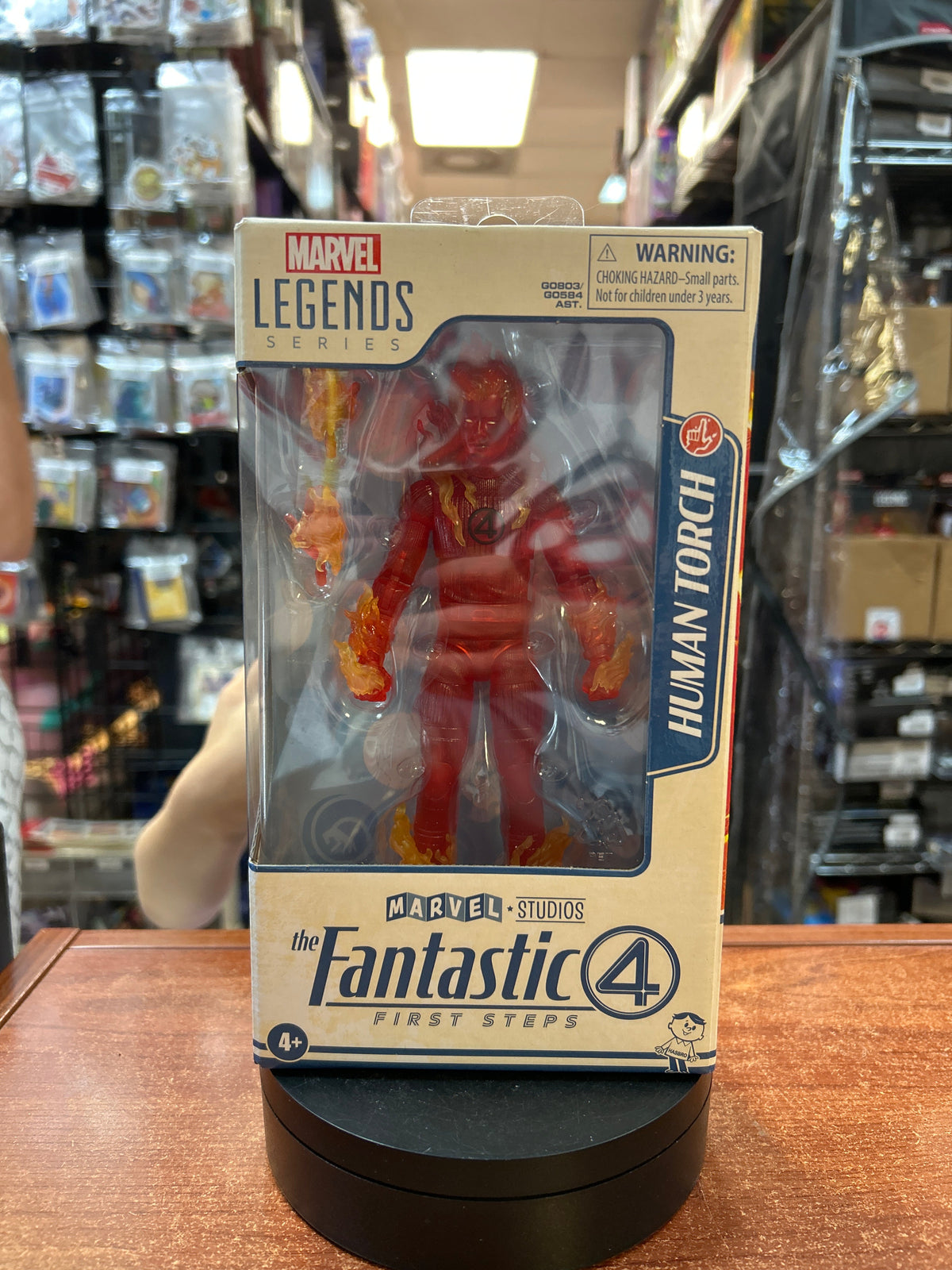 Human Torch -Fantastic Four- (Marvel Legends, Hasbro) **SEALED** product image 1, provided for visual reference and product