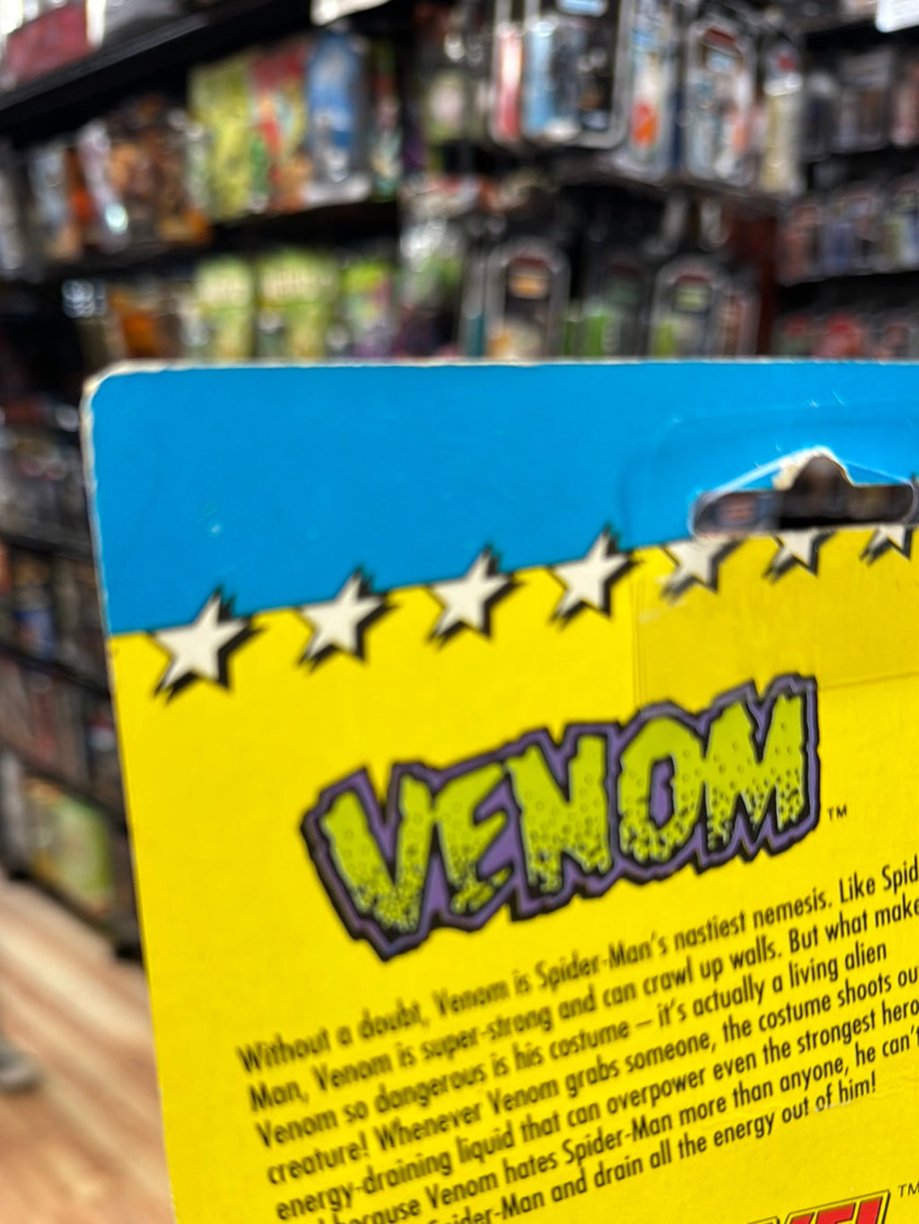 Squirt Alien Venom (Vintage Marvel Superheroes, ToyBiz) Sealed product image 10, provided for visual reference and product