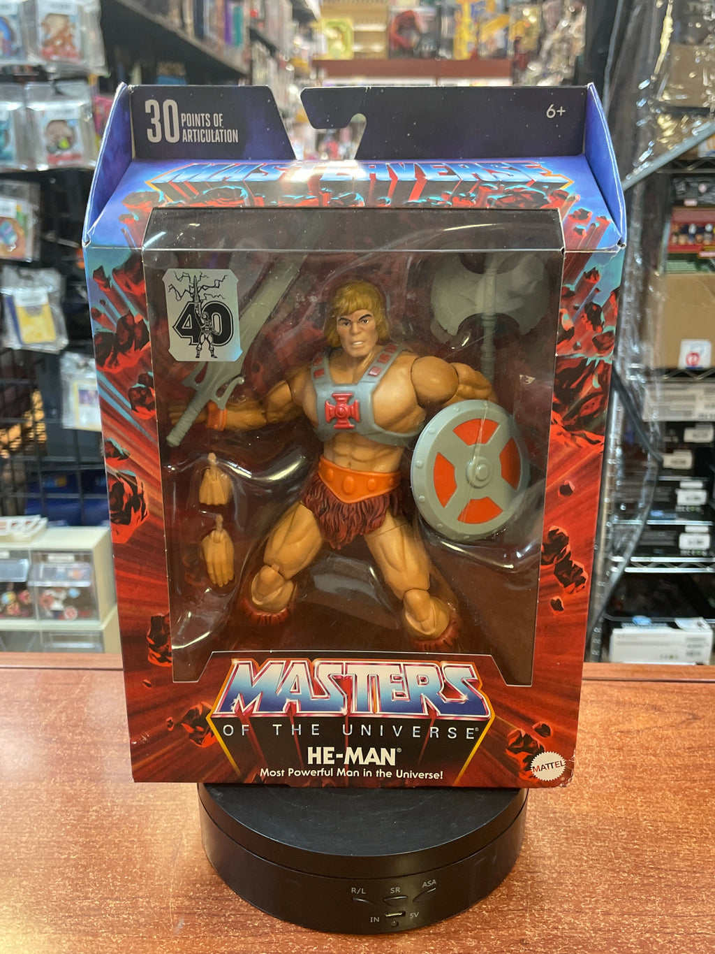 Heman -40th Anniversary- (MOUT Masterverse, Mattel) **SEALED** product image 1, provided for visual reference and product