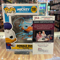 Donald Duck signed by Daniel Ross (Funko, Disney) *JSA* product image 1, provided for visual reference and product detail