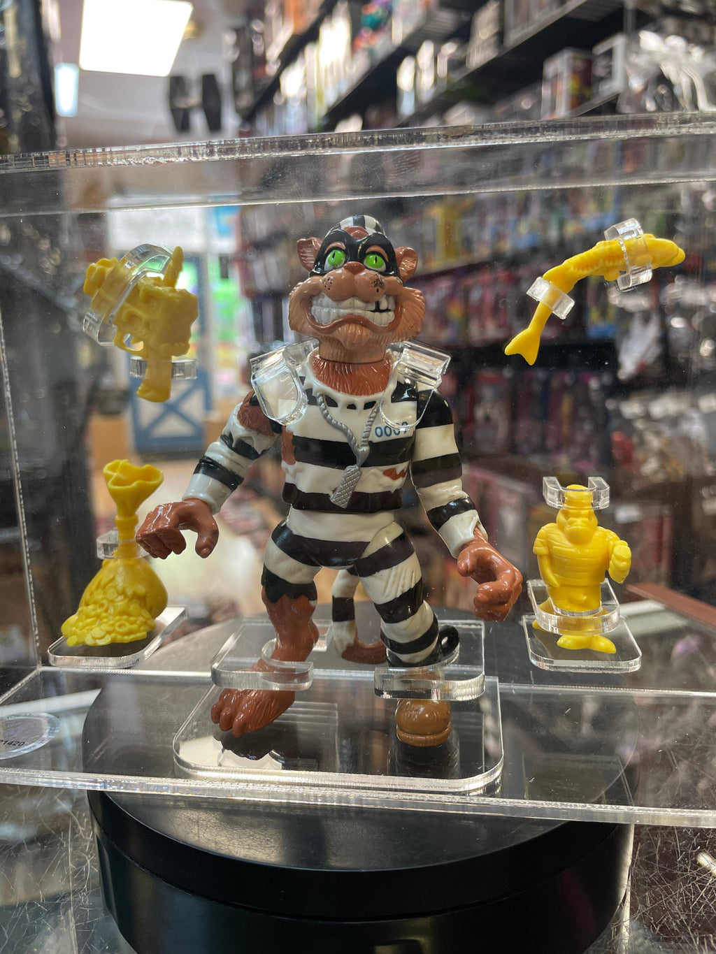 1993 Scratch The Cat **CAS GRADED 70.5** (Teenage Ninja Turtles, Playmates Toys) LOOSE product image 2, provided for visual