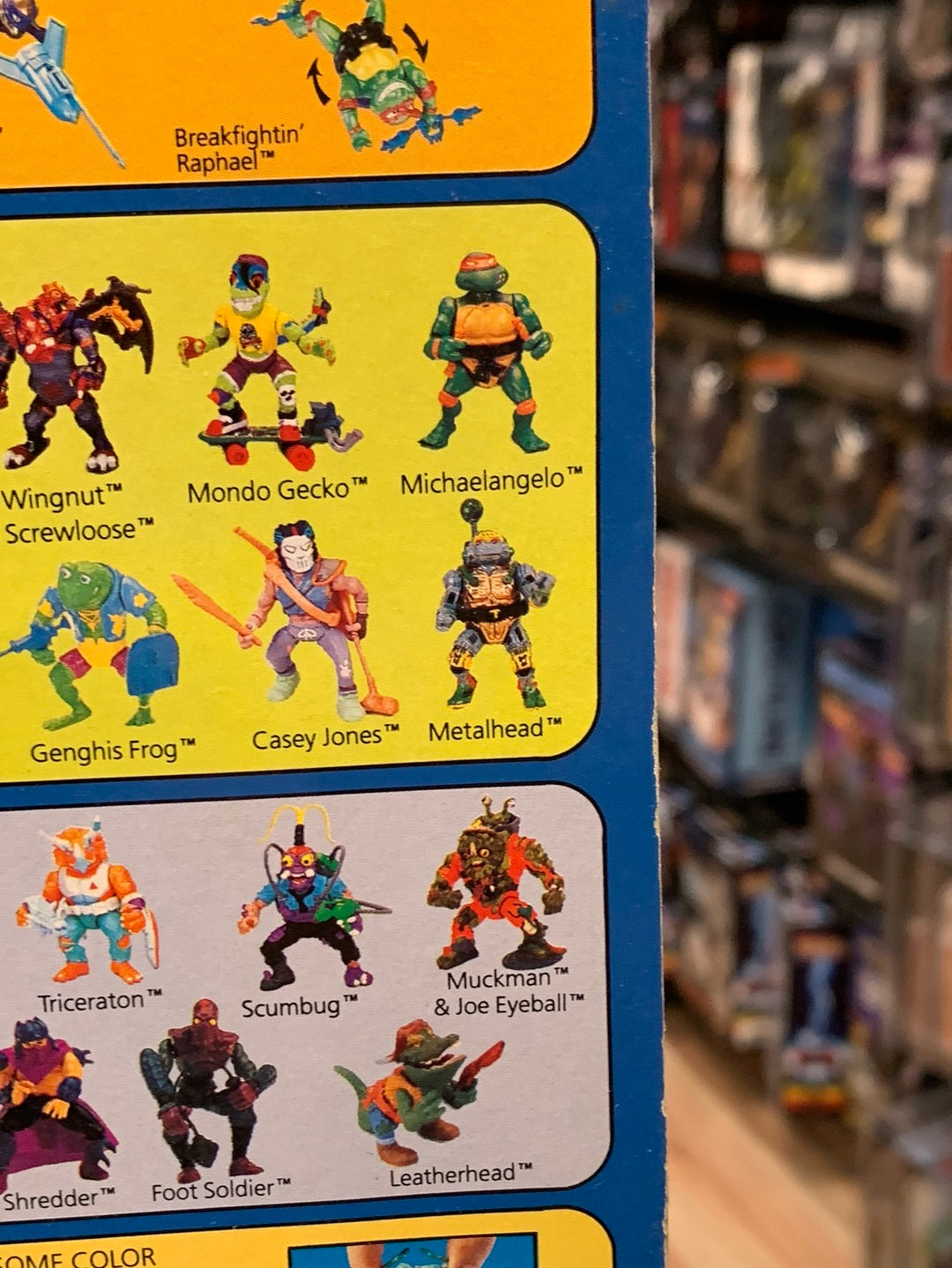 Ray Fillet 0143 (Vintage TMNT Ninja Turtles, Playmates) Sealed product image 19, provided for visual reference and product