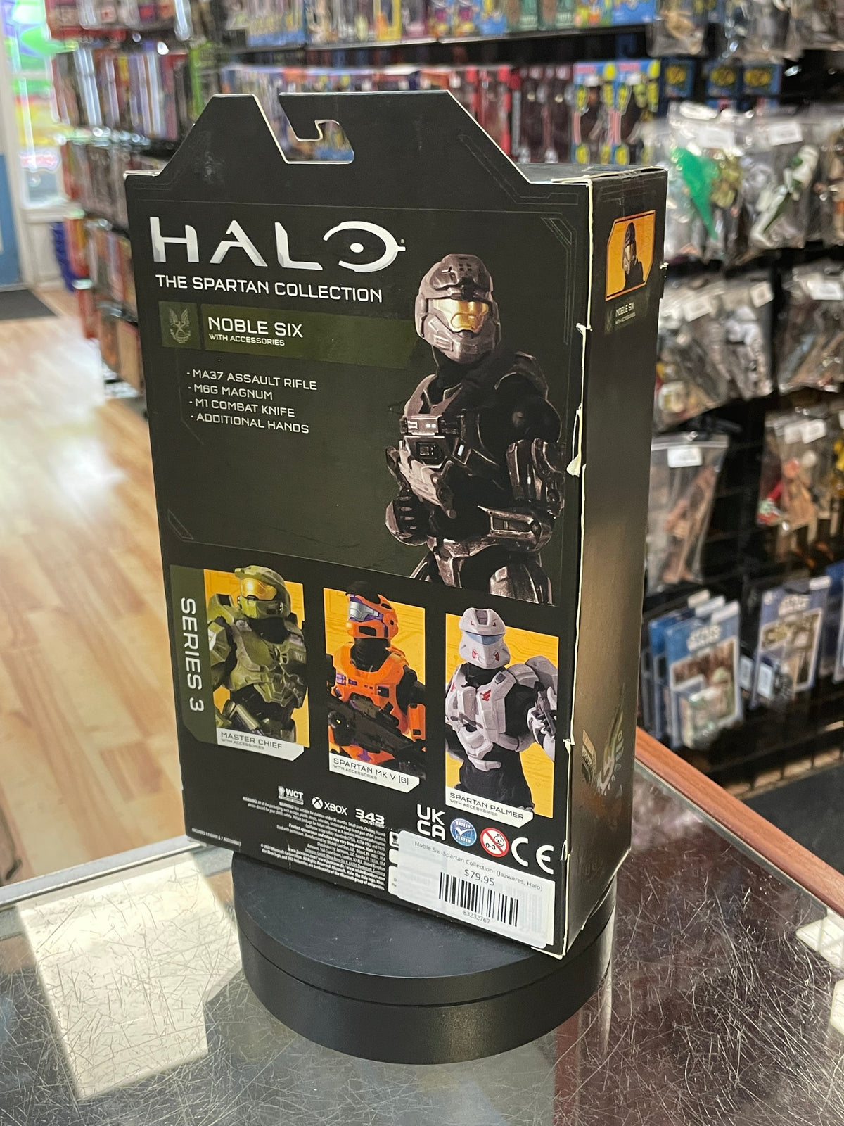 Noble Six -Spartan Collection- (Jazwares, Halo) **SEALED** product image 3, provided for visual reference and product detail