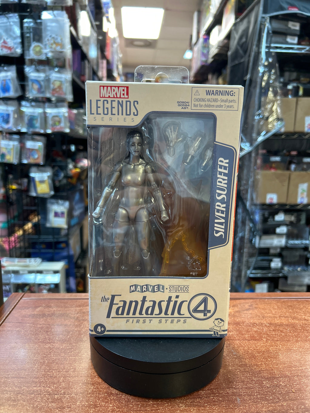 Silver Surfer -Fantastic Four- (Marvel Legends, Hasbro) **SEALED** product image 1, provided for visual reference and