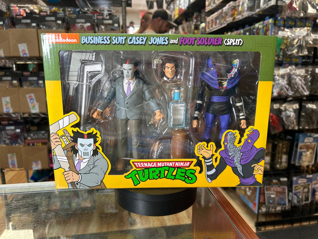 Suit Casey Jones & Foot Soldier (NECA, TMNT Ninja Turles) **SEALED** product image 1, provided for visual reference and