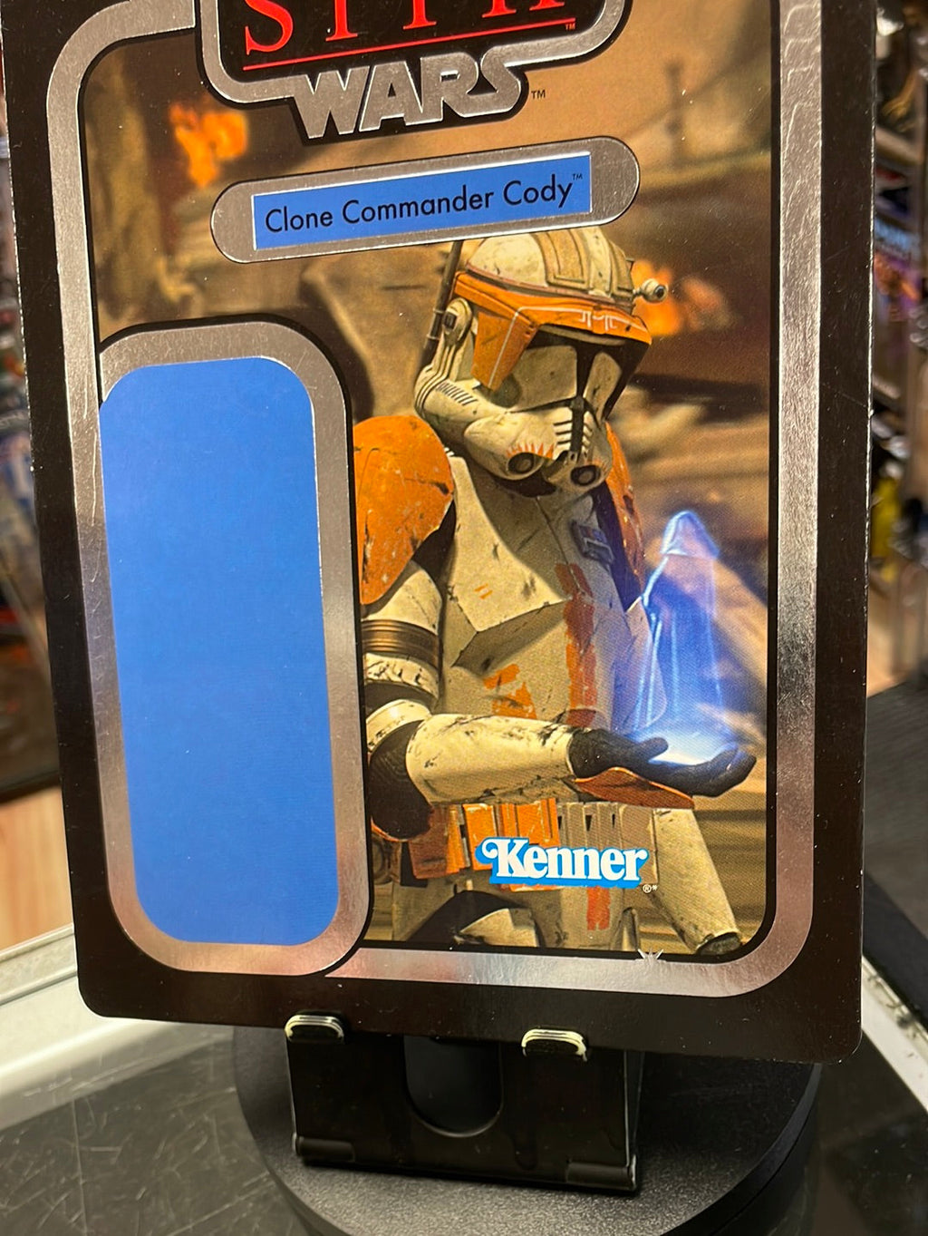 Clone Commander Cody Proof Card (Revenge of the Sith, Vintage Collection VCHasbro) product image 3, provided for visual