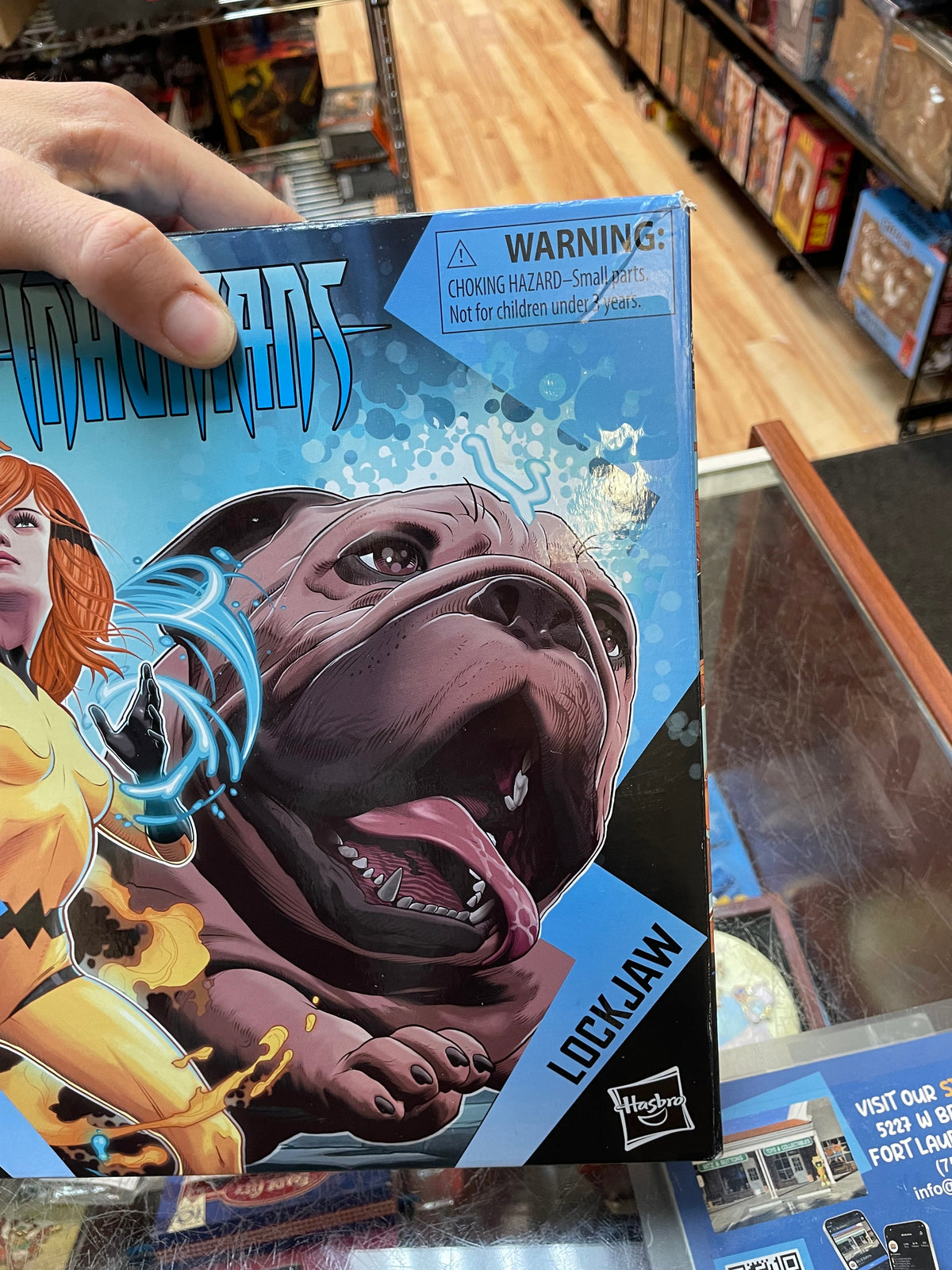 Lockjaw & Crystal (Marvel Legends, Hasbro) **SEALED** product image 5, provided for visual reference and product detail