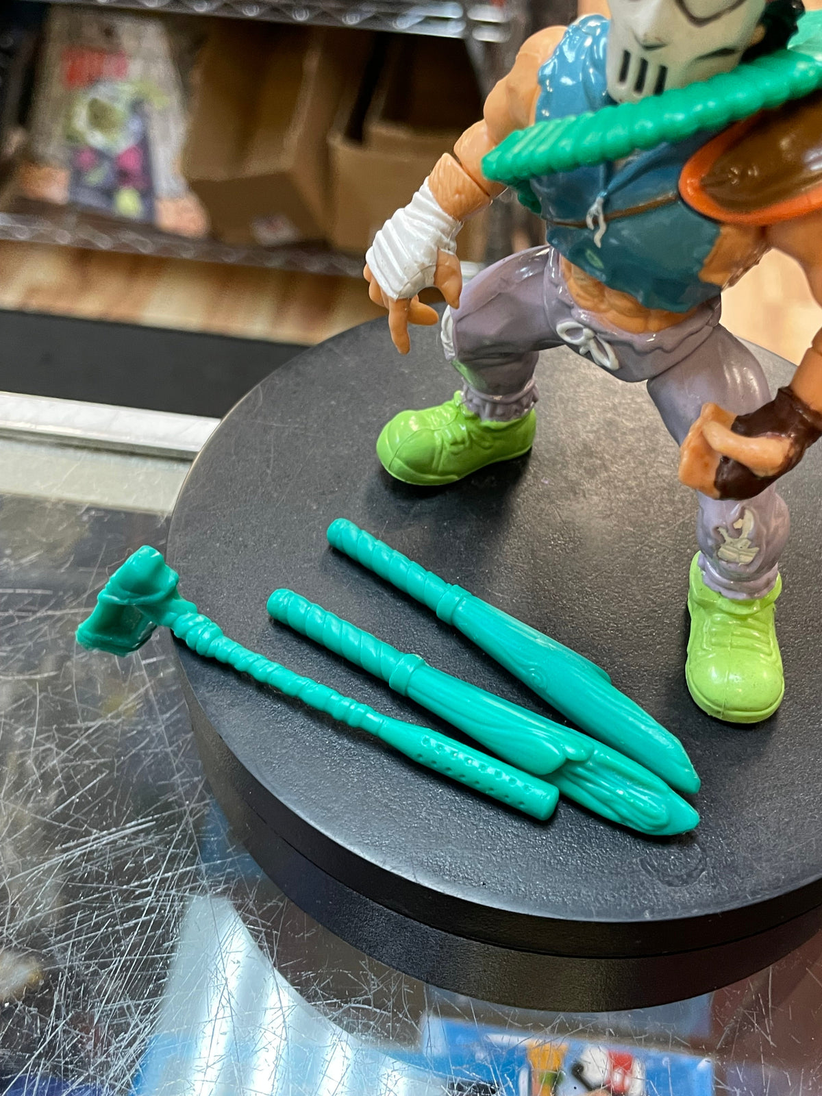 Casey Jones 2454 (TMNT Ninja Turtles, Playmates) **COMPLETE** product image 4, provided for visual reference and product