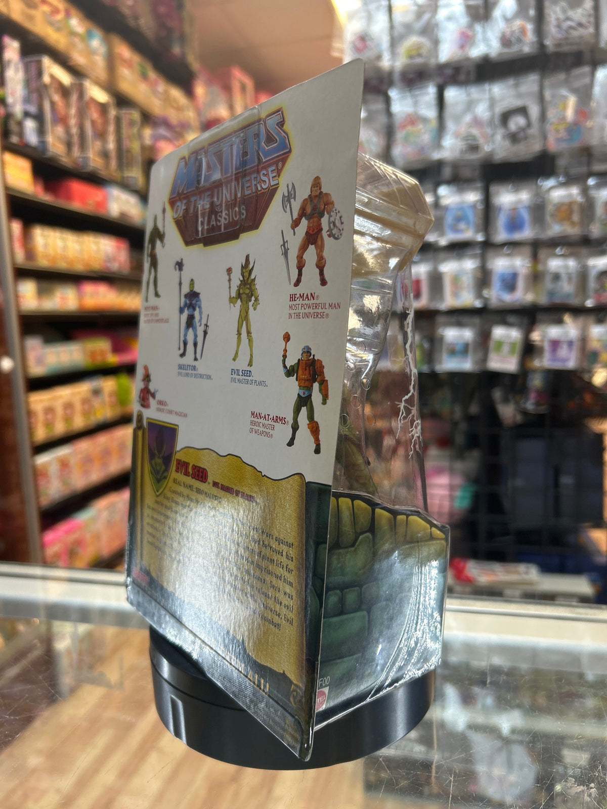 Evil Seed (Mattel, Classics, MOTU) **SEALED** product image 3, provided for visual reference and product detail review